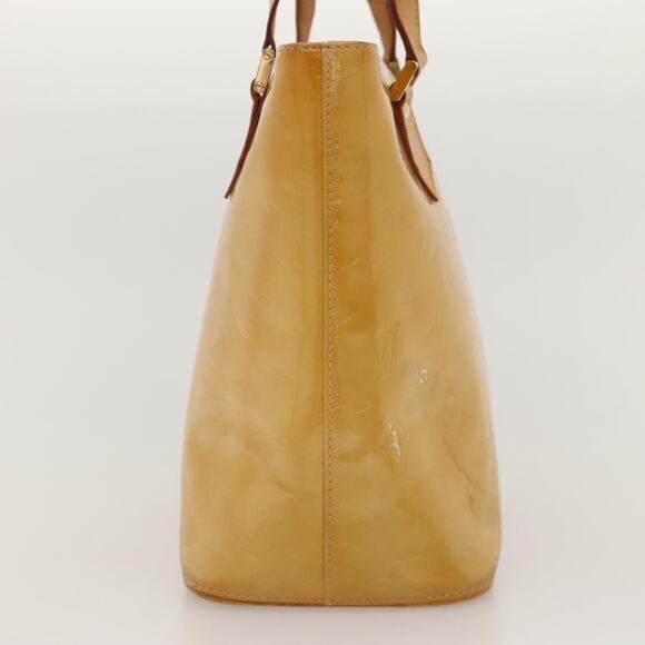 LOUIS VUITTON Monogram Vernis Houston Hand Bag Beige M91004 - Picture 4 of 16